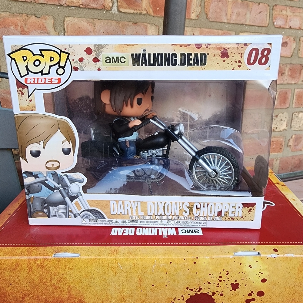 Funko Pop AMC Walking Dead Daryl Dixon's Chopper Action Figure New In Box